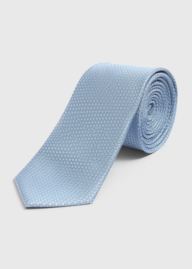 Matalan Taylor & Wright Light Blue Texture Tie