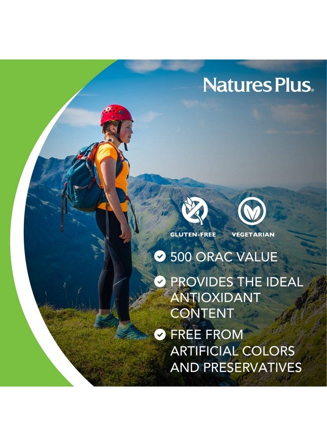 Nature's Plus فيتامينات متعددة قابلة للمضغ للبالغين من ناتشرز بلس 90 قرص نباتي بنكهة الفواكه الحمراء الاستوائية مكمل غذائي طبيعي لصحة عامة وطاقة خالية من الغلوتين 90 حصة - Image 4
