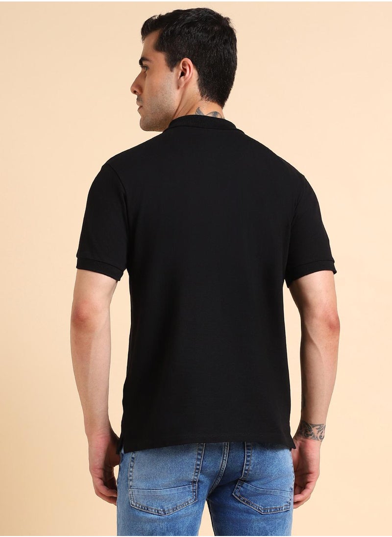 Black T-Shirt for Men, Relaxed Fit - pzsku/Z929DA948060E4A0E40D1Z/45/_/1724501314/b3354d0e-1c18-43cc-8caf-a8d88db2ee3f