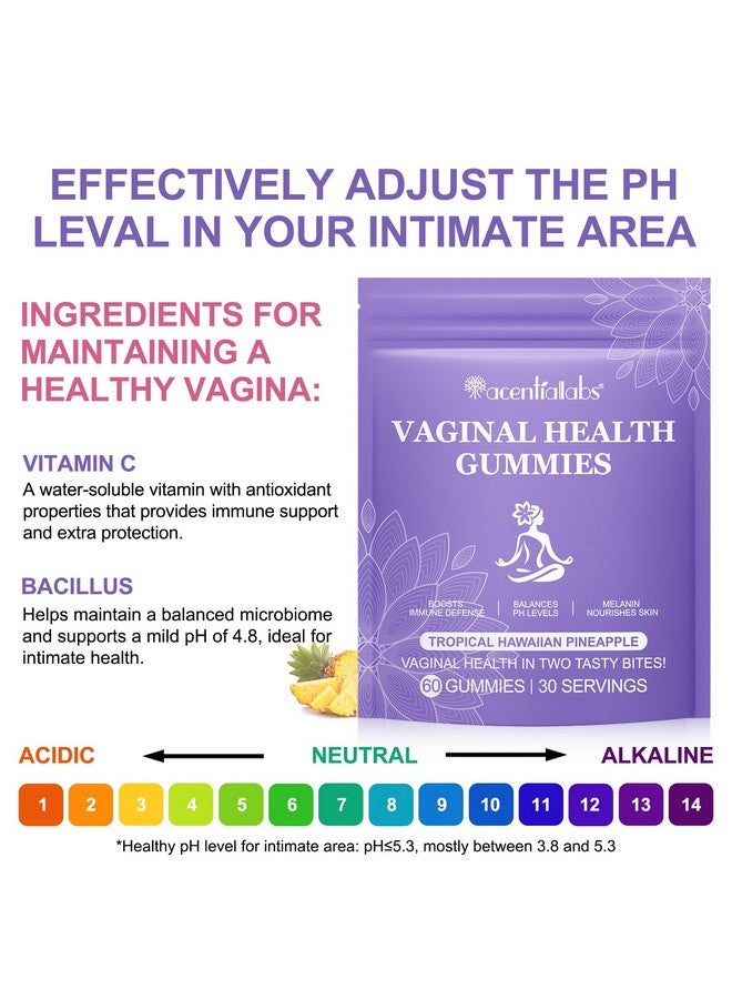 2 Pack Vital Vaginal Probiotics Source Feminine Gummies, Vaginal Probiotics Health Gummies, Premium Feminine Balance Gummies, Ph Balance for Women, Revitalize Vaginal Health, Immune Defense - Image 5