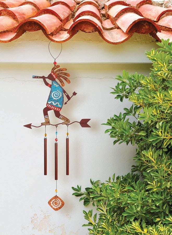 Sunset Vista Designs Kokopelli Arrow Wind Chime, 22" - Image 2