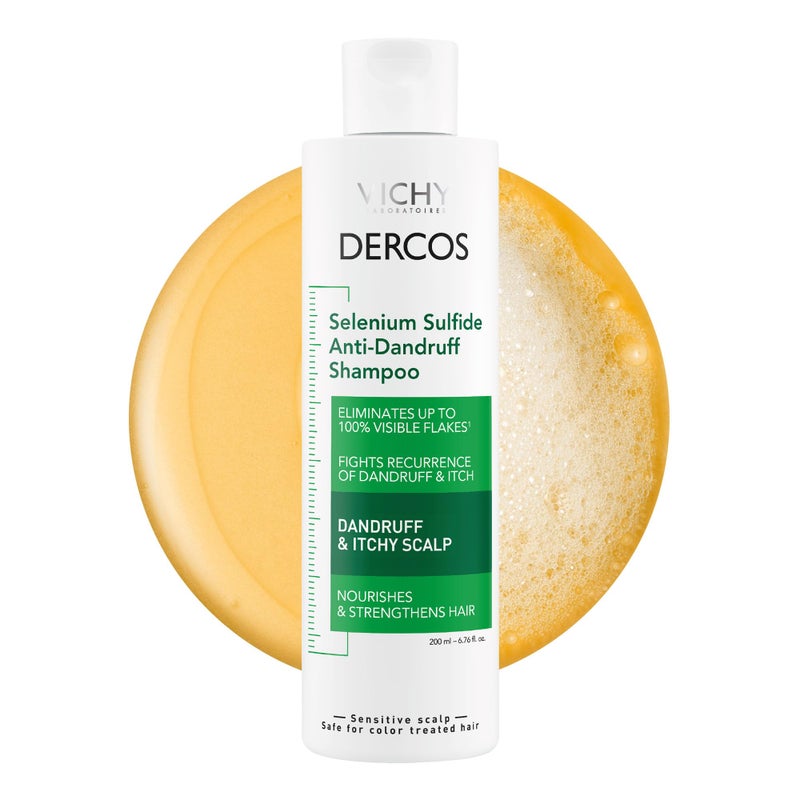 Dercos Dercos Anti Dandruff Shampoo Dry Scalp Treatment and Itch Relief Prescription Strength Comparable to 2 Ketoconazole for Mild to Severe DandruffProne Hair  Flaky Itchy Scalps 676 Fl Oz 