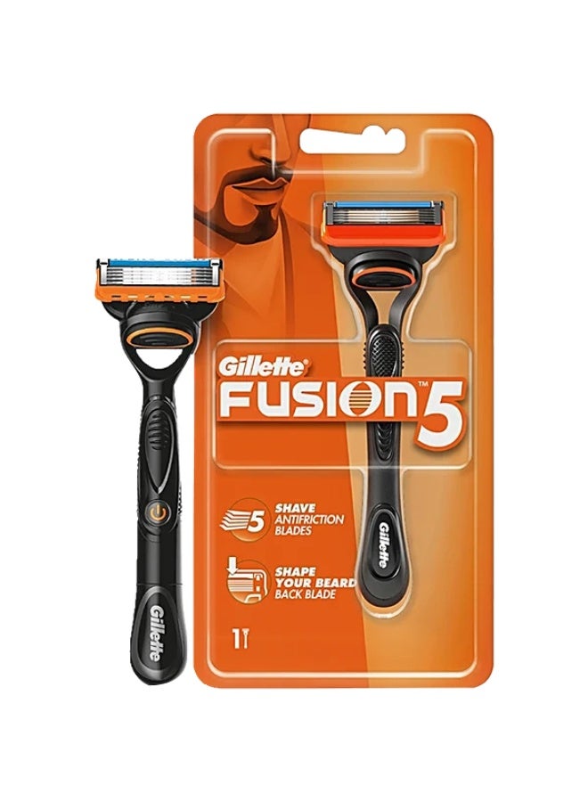 ماكينة حلاقة فيوجن اليدوية للرجال مع شفرة خلفية للتصفيف