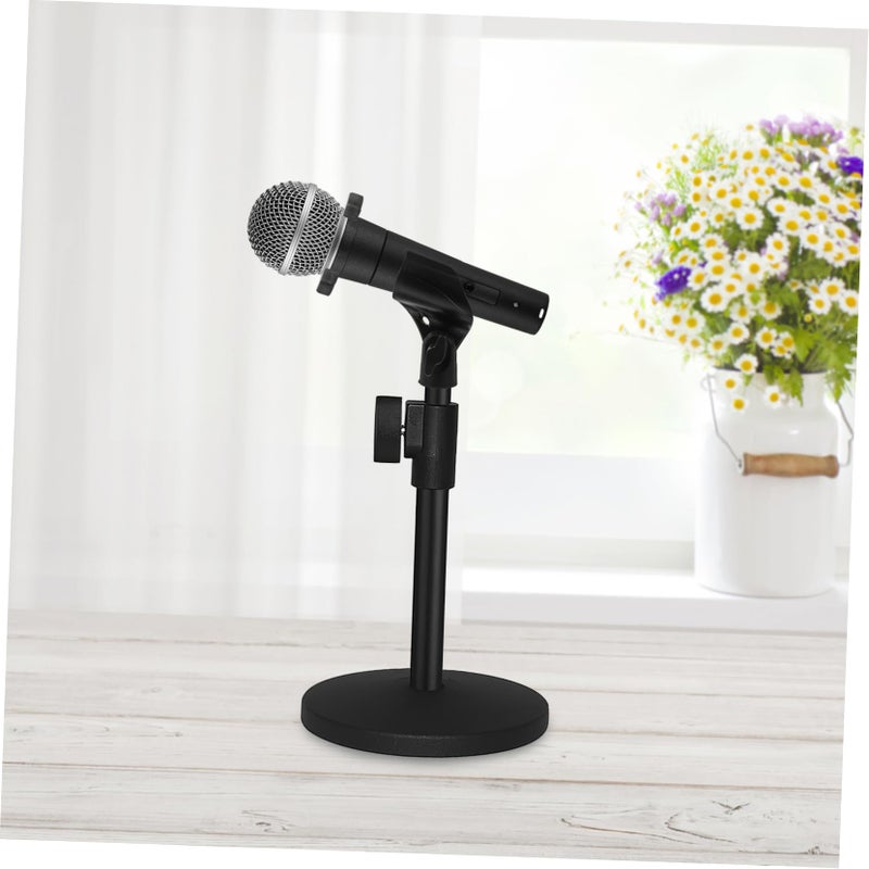 2 Pack Black Microphone Clip Holders For Wireless Mic Stand Clamp - Image 4