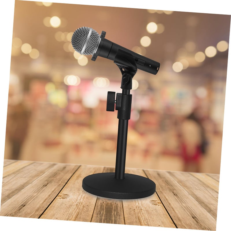 2 Pack Black Microphone Clip Holders For Wireless Mic Stand Clamp - Image 5
