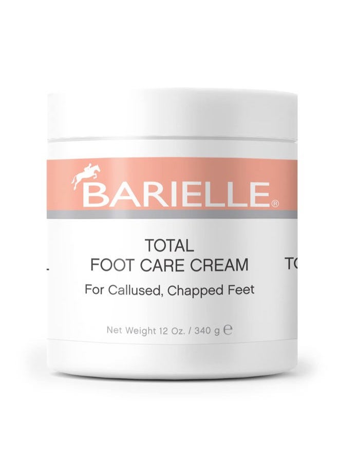 BARIELLE Total Foot Care Cream 12 oz. – Foot Cream for Dry, Cracked, Feet  - Image 1