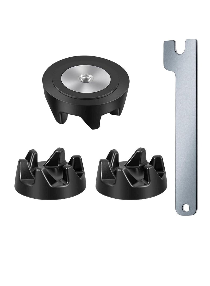 Zikra Blender Coupler for KitchenAid 9704230, 3 Pack Blender Coupler Blender Coupling Replacement Parts with 1 Wrench Compatible with KitchenAid WP9704230VP WP9704230 KSB52, KSB5, 5KSB52 and 5KSB5 - Image 1