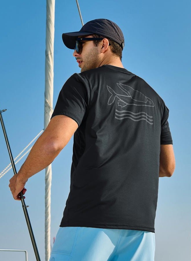NORTHYARD Mens Rash Guard Shirt UPF 50+ UV Sun Protection Short Sleeve Athletic T-Shirts for Men Quick Dry Fishing Beach Swim - Image 2