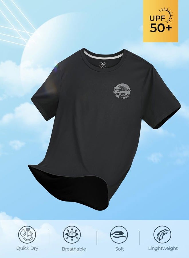 NORTHYARD Mens Rash Guard Shirt UPF 50+ UV Sun Protection Short Sleeve Athletic T-Shirts for Men Quick Dry Fishing Beach Swim - Image 3