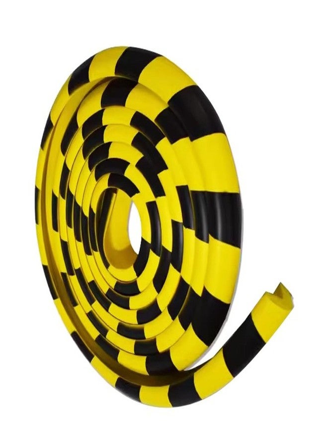 OYKSHDF Wall Edge Corner Guards, 196.9in/5m Yellow Black Safety Bumpers, Self-Adhesive Foam Protector Padding, Warehouse Racks, Shelves, Garage & Equipment Protection (1, Yellow+Black, 196.5in/5m) - Image 1