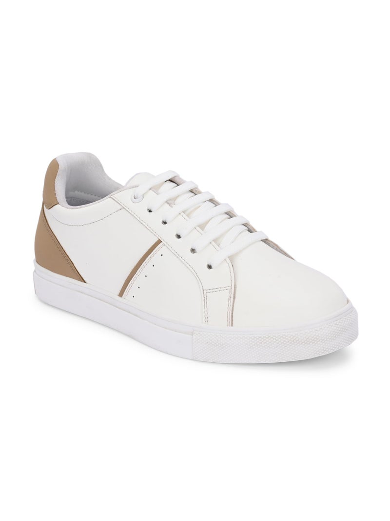 Centrino Women Casual Sneaker | Ultra Soft Cushion | Trendy & Lightweight Design | Low Top Flat Sole | Colorblock Sneakers | White Sneakers Girl Shoes 7610-21 - Image 1