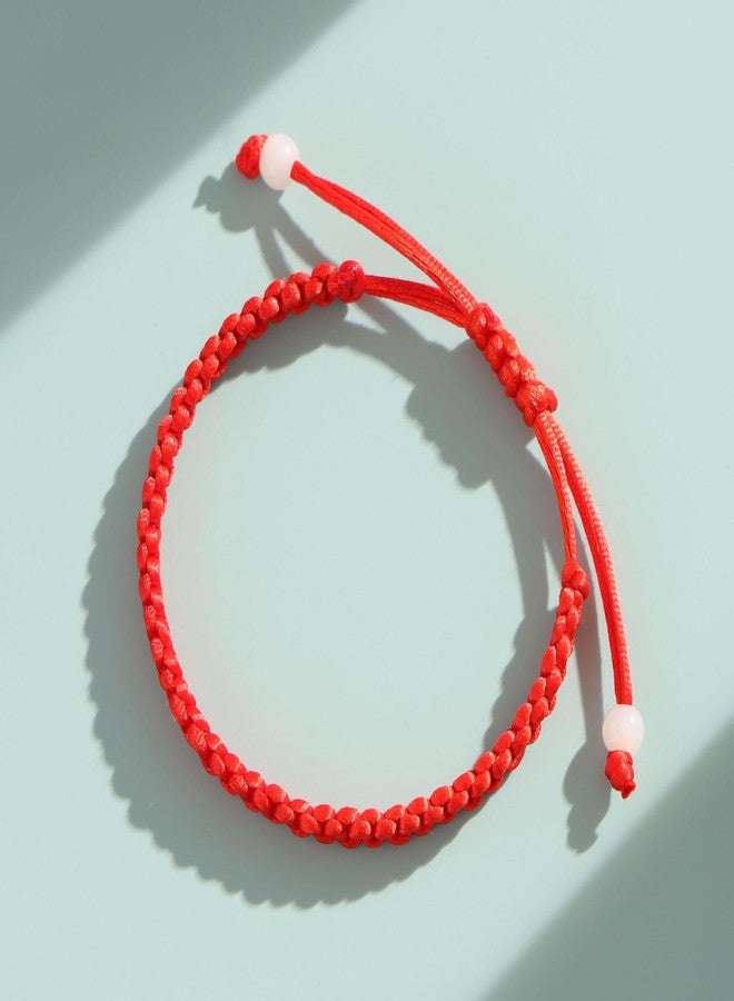 Cafurty 8PCS Red String Bracelet Set for Couples - Perfect Long Distance Relationship Gifts, Kabbalah Red String Bracelet with Red Protection Charms - Matching Red Bracelets for Women - Image 2