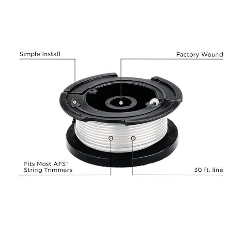 BLACK+DECKER BlackDecker Genuine OEM Authentic Weed Eater String Trimmer Line Replacement Spool Autofeed 30 ft 0065Inch 2Pack AF1002 - Image 3