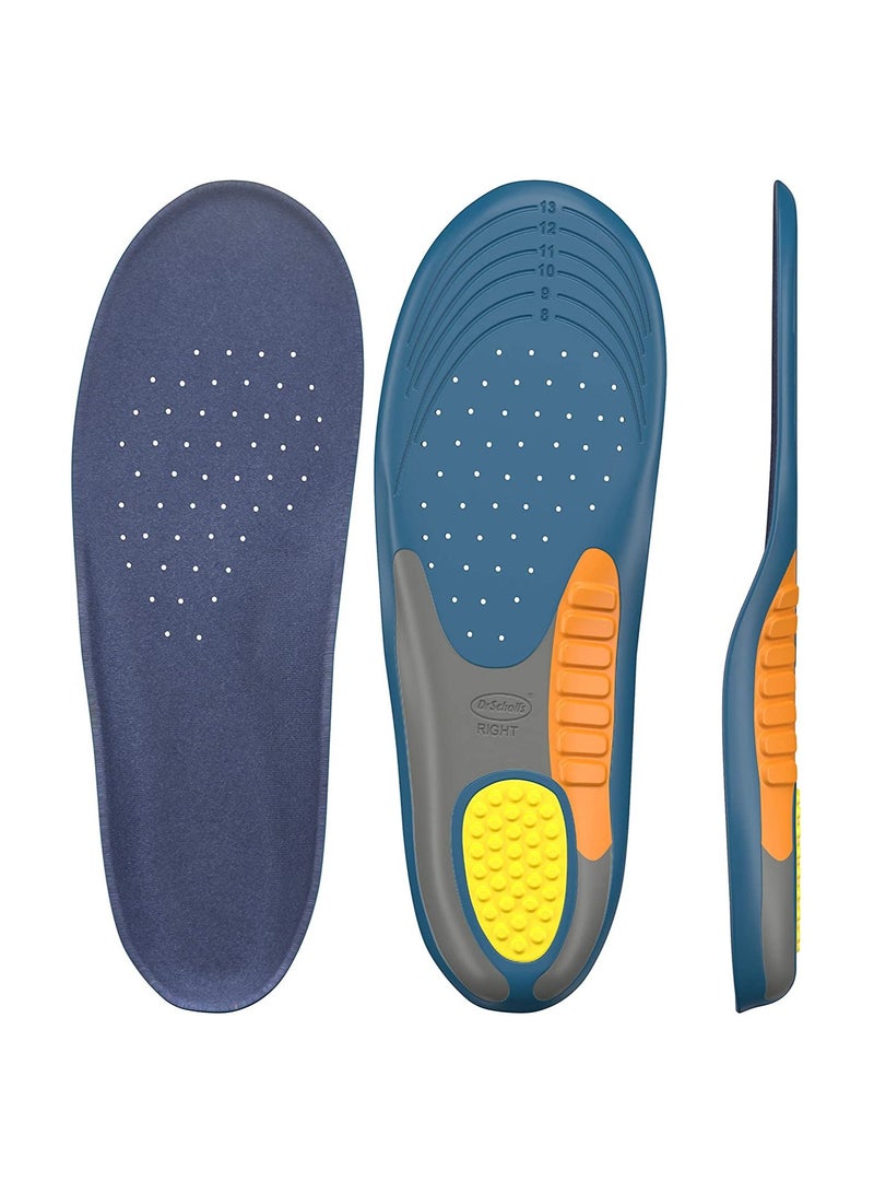 Dr. Scholl's HEAVY DUTY SUPPORT Pain Relief Orthotics for Men over 200lbs with Technology Weight Shock with Every Step (for Men's 8-14) - Image 2