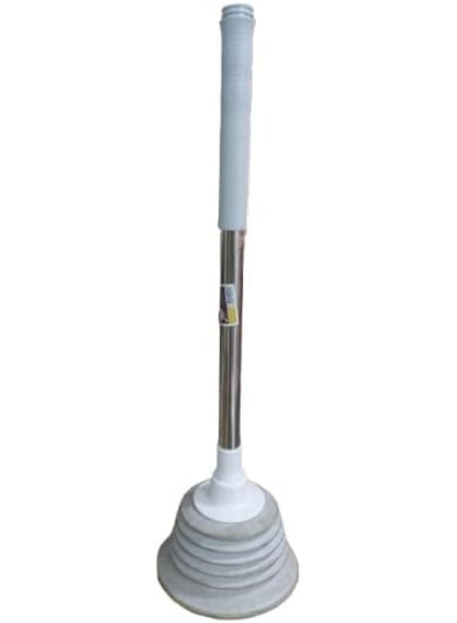 Drain cleaner (Jumbo gray drain cleaner with stainless steel handle) - Image 1