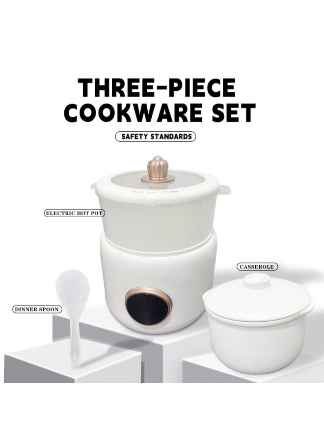 Generic Rice Cooker Generic Rice cooker,2.0L small household,3-piece with Non-Stick Inner ...
