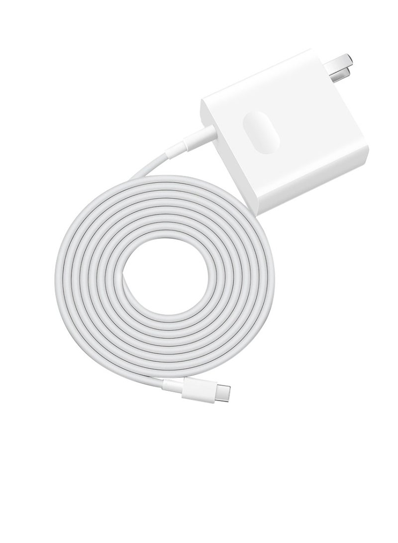 Terabyte محول طاقة لأجهزة لابتوب هواوي، النمط: شاحن 65 واط + كابل شحن سريع بطول 2 متر - Image 1