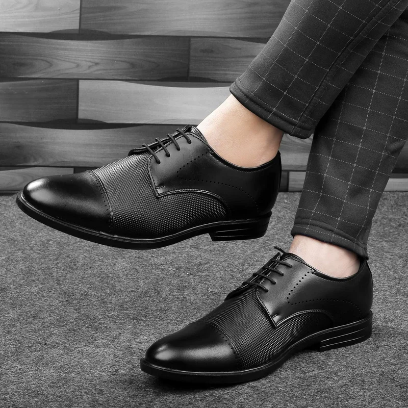 Bacca Bucci Black WINDSOR Formal Shoes with Superior Comfort for Men | Best Price UAE