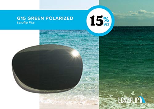 LenzFlip Polarized Replacement Lenses Compatible with Rayban RB4264 Sunglasses - Crafted in USA - (G15 Green Polarized) - Image 2