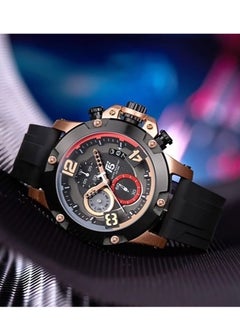 T5 T5 Men's Chronograph Silicone strap Watch H3885G  - Image 4