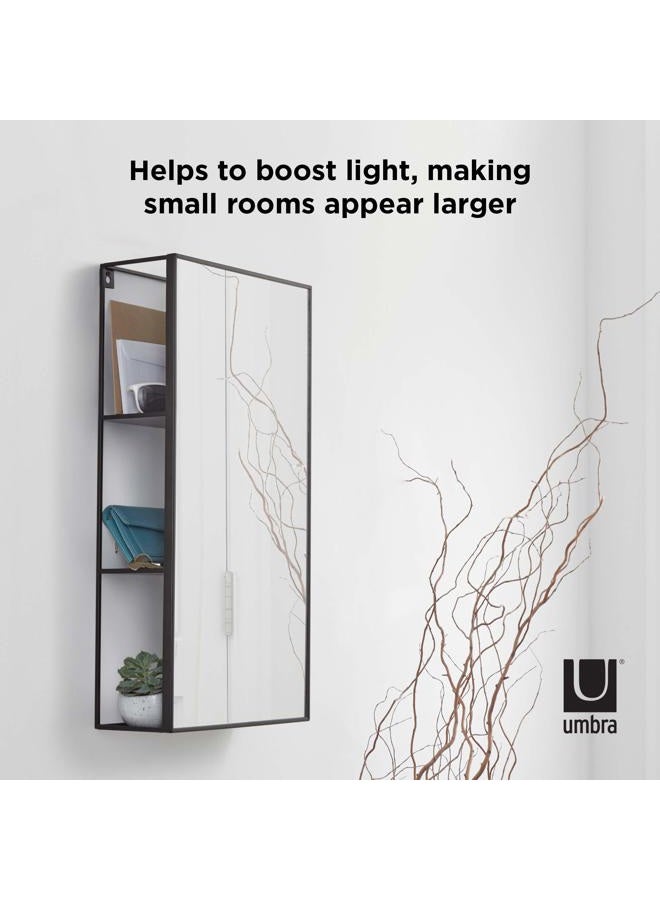 UMBRA Cubiko Wall Mirror and Storage Unit with Open-Side Access - Image 5