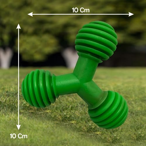 Drools Non-Toxic Rubber Toy for Dogs, Trio Bolt Ring 115g Pack | Non Destructive Chewing | Enhance Dental Health | Helps in Weight Management - Image 4