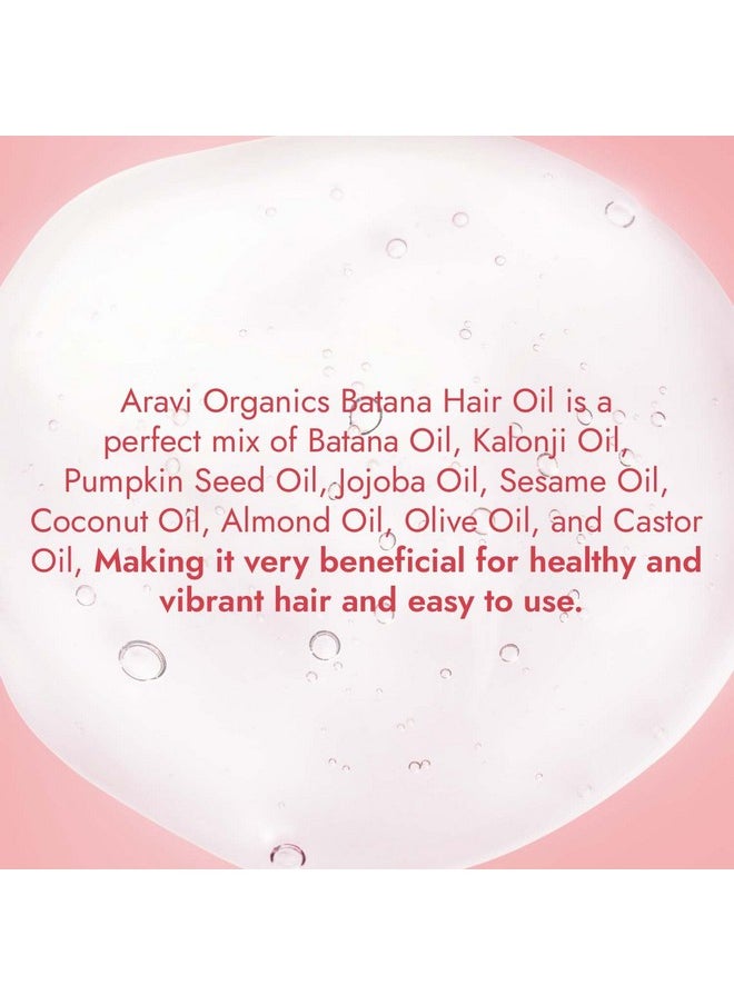 Aravi Organic - Batana Hair Oil For Hair Growth With Pumpkin Oil - Derived From American Oil Palm Nut - 200 Ml - Image 1