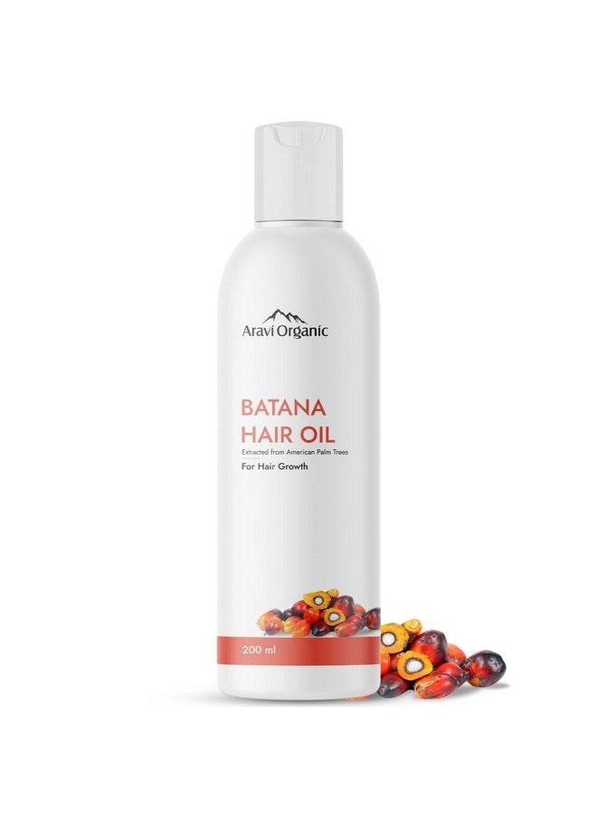 Aravi Organic - Batana Hair Oil For Hair Growth With Pumpkin Oil - Derived From American Oil Palm Nut - 200 Ml - Image 1