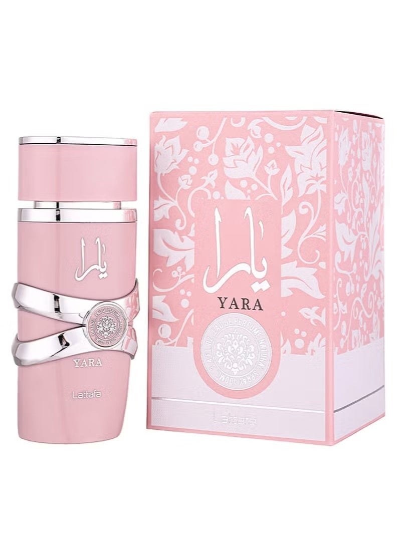 Lattafa مجموعة هدايا عطر يارا للنساء - 100 مل - Image 1