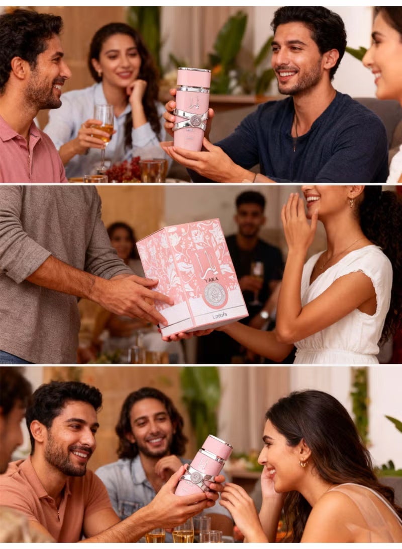 Lattafa مجموعة هدايا عطر يارا للنساء - 100 مل - Image 4