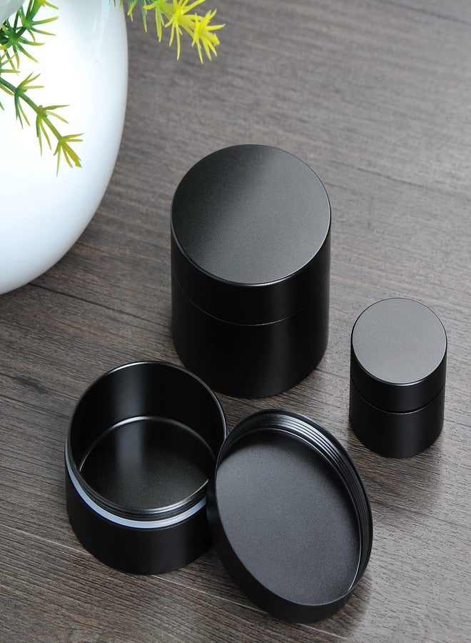 PPFISH EDC Portable Daily Pill Case, Heavy Duty Aluminium Alloy Round Pill Box, Waterproof Travel Pill Organizer, Pocket Purse Medicine Vitamin Holder EDC Container for Outdoor Camping Working - Image 4