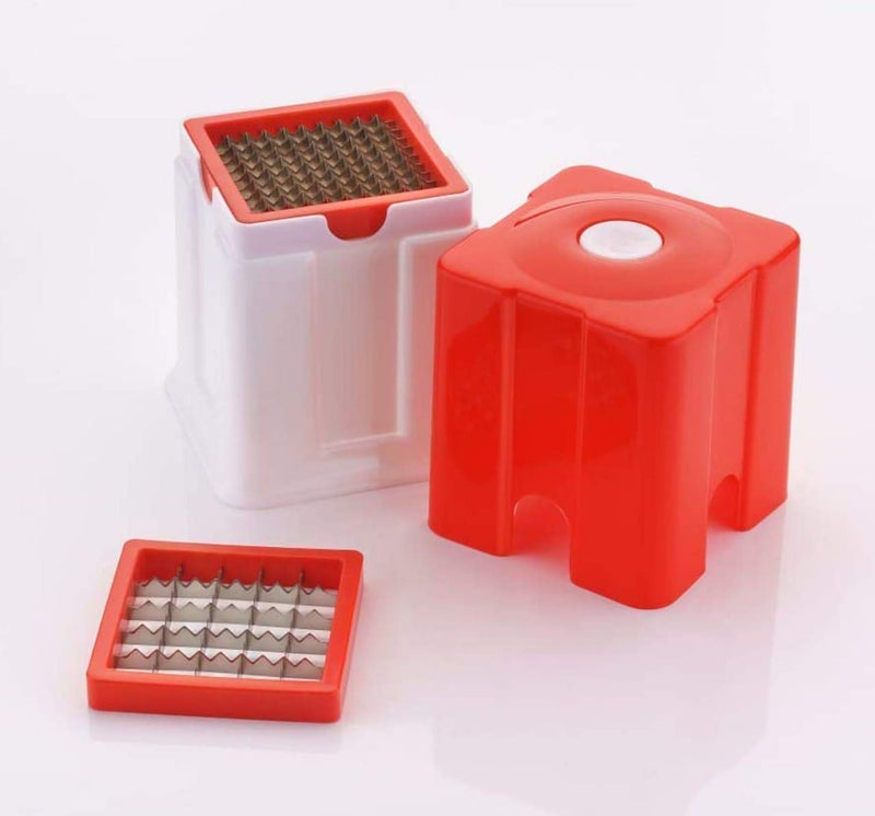 TEKREVA TEKREVA Heavy Quality Finger Chipser for Your KitchenPotato Chips MakerFrench Fries CuttersChips MachineSnacks Finger Maker Plastic Multicolor  - Image 1