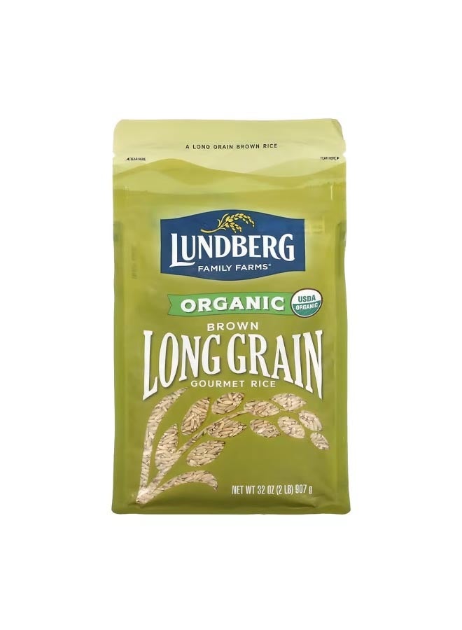 Lundberg Organic Brown Long Grain Gourmet Rice 32 oz 907 g  - Image 1