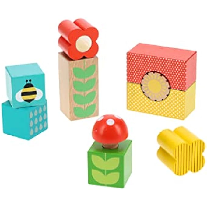 BUSY GARDEN WOODEN DISCOVERY BLOCKS - Image 3