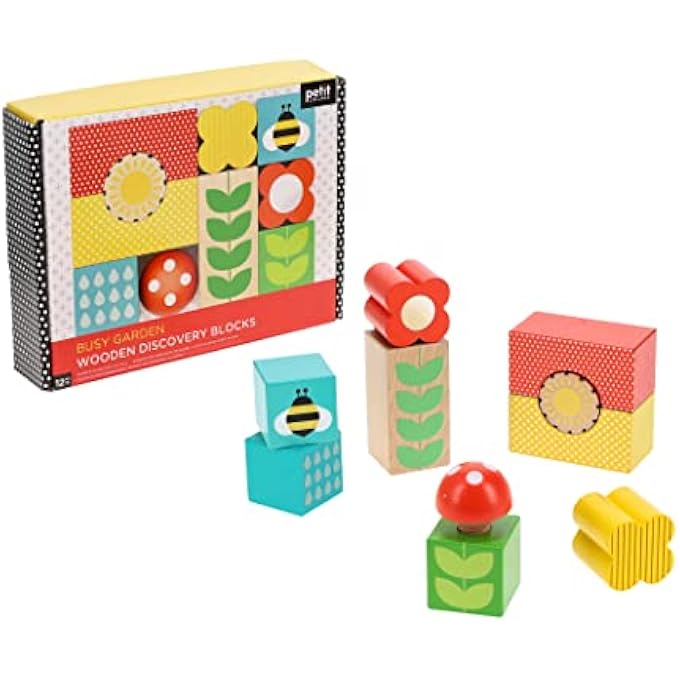BUSY GARDEN WOODEN DISCOVERY BLOCKS - Image 4