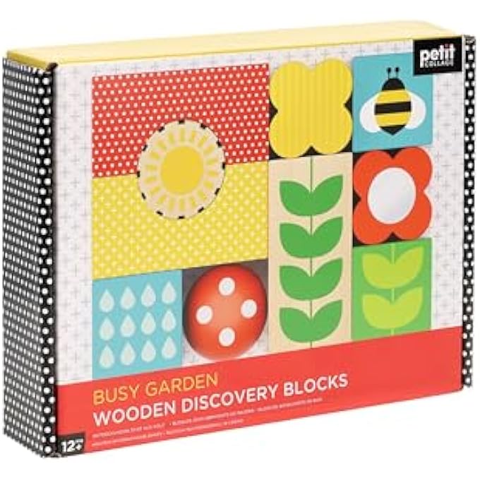 BUSY GARDEN WOODEN DISCOVERY BLOCKS - Image 5