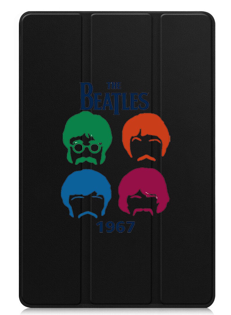 Theodor Protective Flip Case For Apple iPad Pro 13 (2024) With Trifold Stand Auto Wake Sleep Shockproof Cover The beatles - Image 1