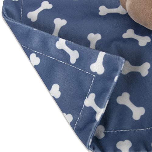 Baby Essentials Minky Animal Snuggler Lovey Blanket for Kids, Babies, Boys, Girls, Gender Neutral Security Blanket with Stuffed Animal - Image 3