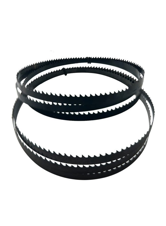 FOXBC 72 Inch Bandsaw Blades, 72 Inch X 3/8 Inch X 6 TPI for Delta 28-140, Wen 3962 10-inch bandsaw - 2 Pack - Image 1