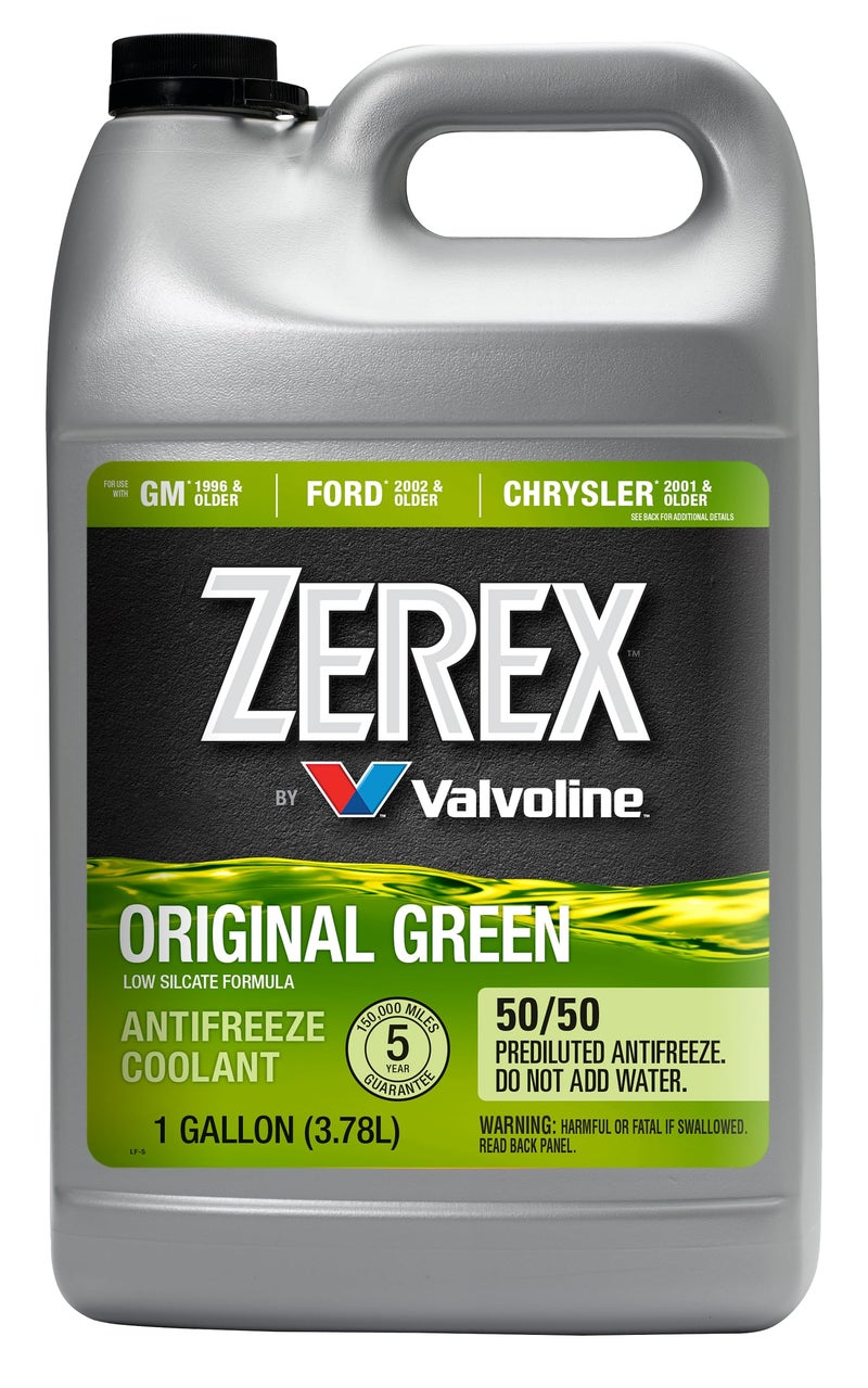 Zerex Original Green Low Silicate 5050 Prediluted ReadytoUse AntifreezeCoolant 1 GA