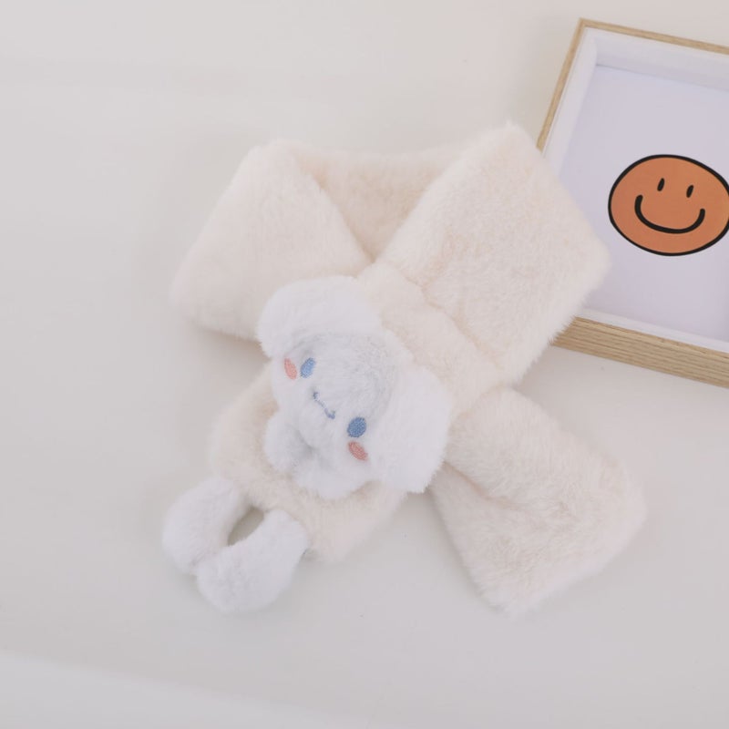 Children'S Scarf Cartoon Baby Scarf For Boys And Girls Warm Thickened Plush Scarf For Children - Image 1