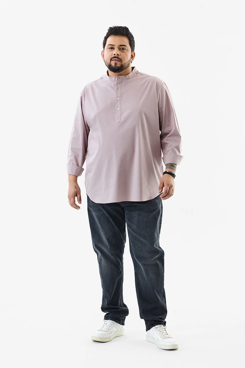 SNITCH Regular Fit Stretch Plus Size Kurta Shirt