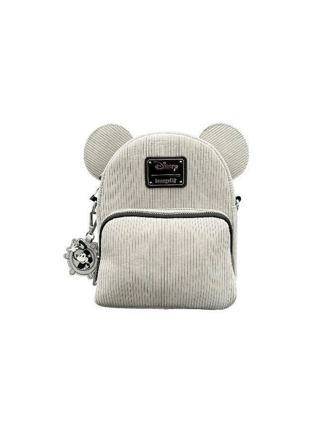 Loungefly X Funko Pop! Disney Steamboat Willie Corduroy Convertible Mini Backpack (17.1 X 10.2 X 21 Cm)  - Image 1
