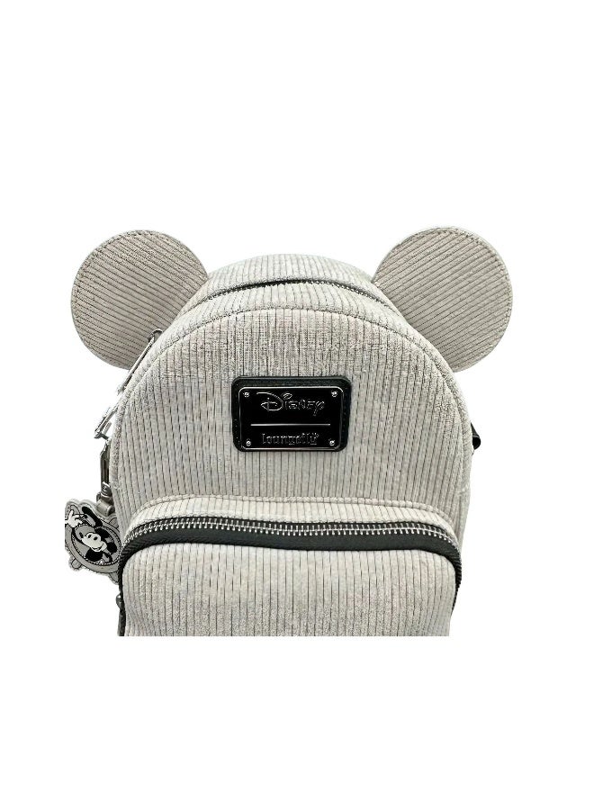 Loungefly X Funko Pop! Disney Steamboat Willie Corduroy Convertible Mini Backpack (17.1 X 10.2 X 21 Cm)  - Image 2