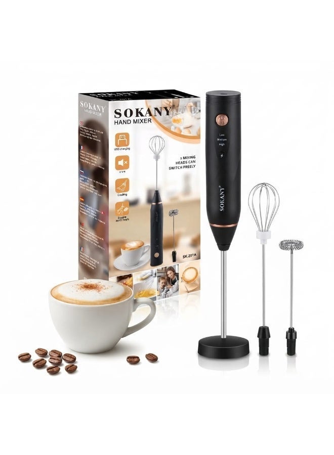 Sokany Rechargeable USB Milk Frother and Egg Beater - Image 2