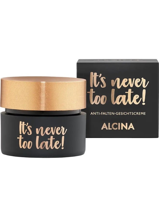 ALCINA It’s Never Too Late Anti-Wrinkle Face Cream 50 ml - Image 3