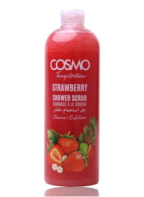 Temptation Strawberry Shower Scrub 1000ml