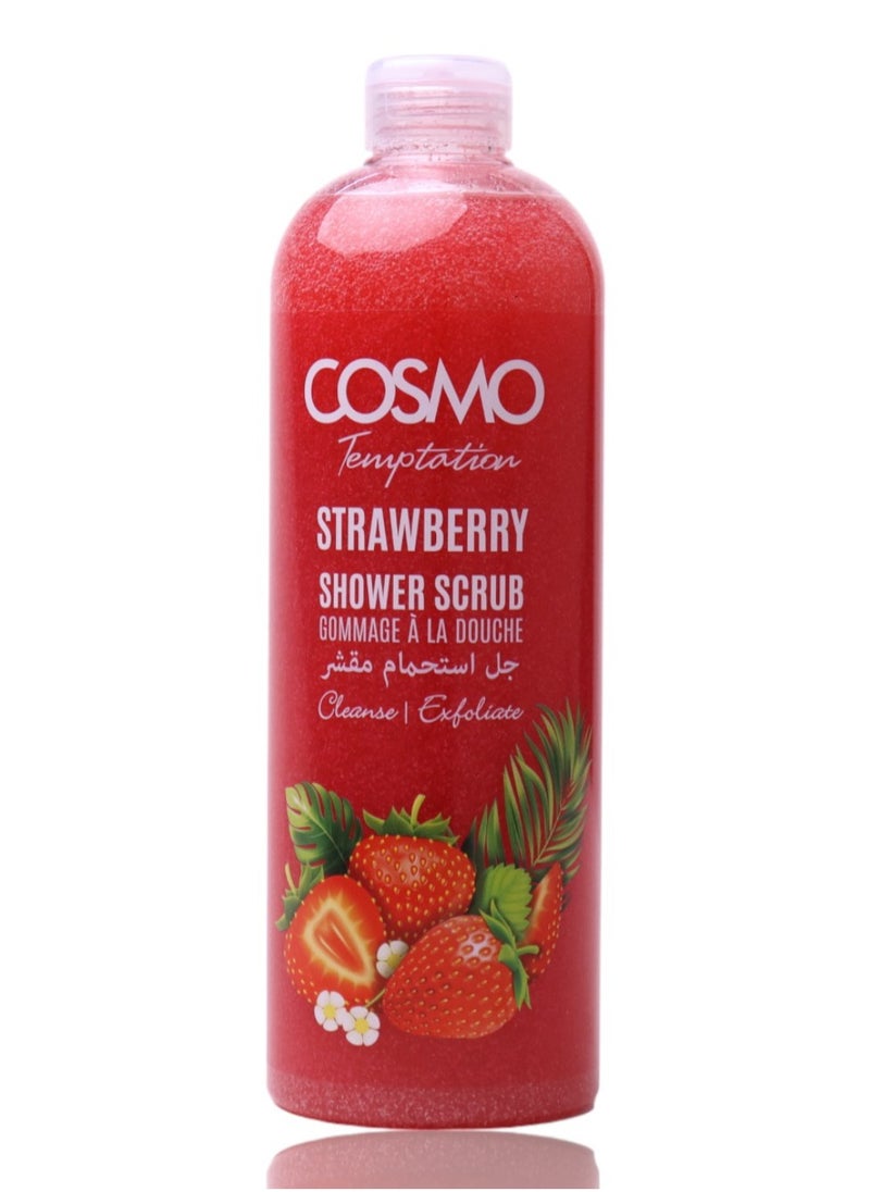 COSMO Temptation Strawberry Shower Scrub 1000ml 