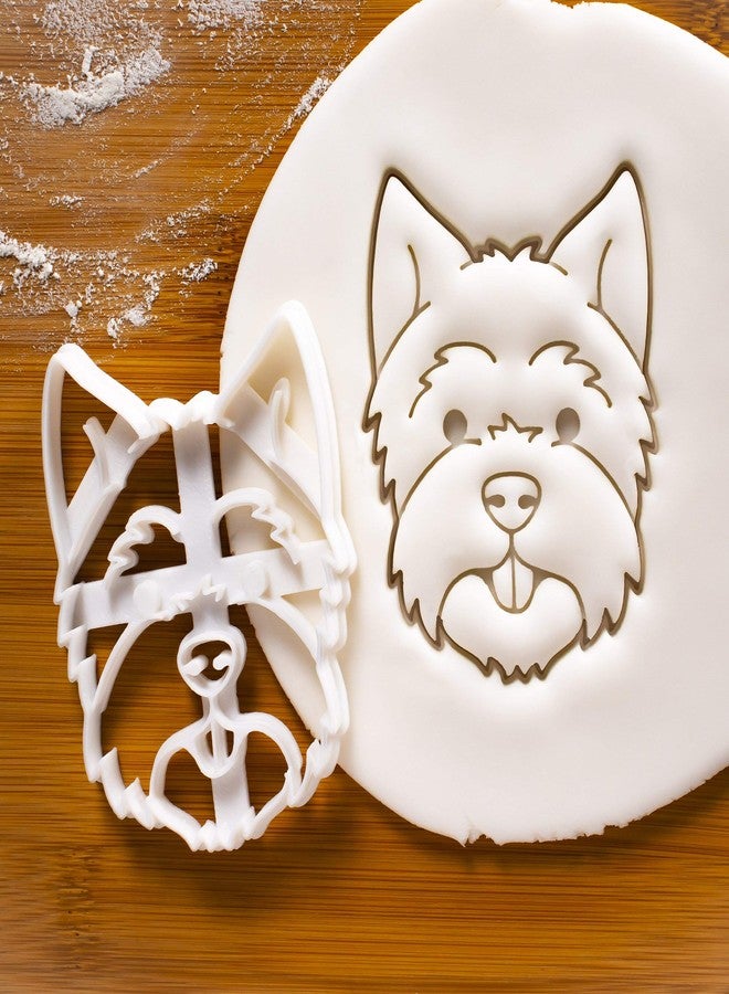 Bakerlogy Set of 2 West Highland White Terrier cookie cutters (Design: Face and Silhouette), 2 pieces - Bakerlogy - Image 4