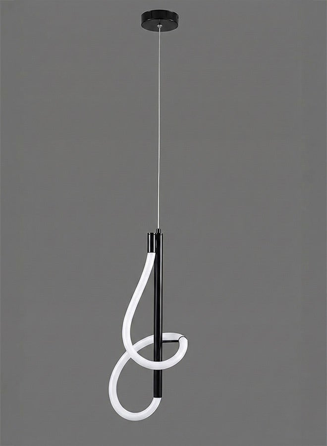  سبولكس إضاءة عصرية من SPOLUX، مصباح معلق فردي، مصباح، مصباح معلق بخط مستقيم، لون أسود، 50 × 25 سم، مناسب لغرفة النوم وغرفة المعيشة، مصباح بجانب السرير - Image 1